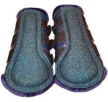 Load image into Gallery viewer, Brushing Boots GLITTER BLUE TEAL