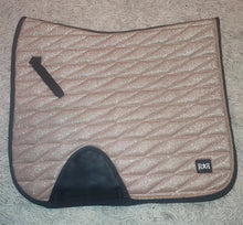 Load image into Gallery viewer, CLEARANCE SALE! DRESSAGE Saddle Pad GLITTER ROSE GOLD