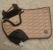 Load image into Gallery viewer, CLEARANCE SALE! Saddle Pad + Bonnet GLITTER ROSE GOLD
