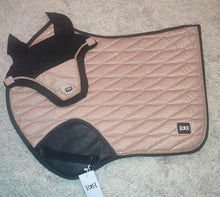 Load image into Gallery viewer, CLEARANCE SALE! Saddle Pad + Bonnet GLITTER ROSE GOLD