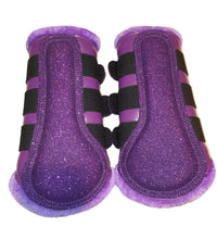 Load image into Gallery viewer, Brushing Boots GLITTER PURPLE