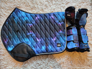 CLEARANCE PRICE! Saddle Pad with Boots GALAXY