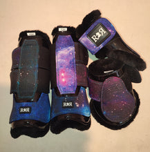 Load image into Gallery viewer, CLEARANCE PRICE! Open Front Boots + Matching Back Boots GALAXY