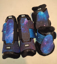 Load image into Gallery viewer, CLEARANCE PRICE! Open Front Boots + Matching Back Boots GALAXY