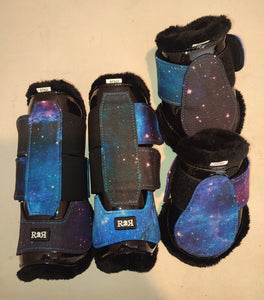 CLEARANCE PRICE! Open Front Boots + Matching Back Boots GALAXY